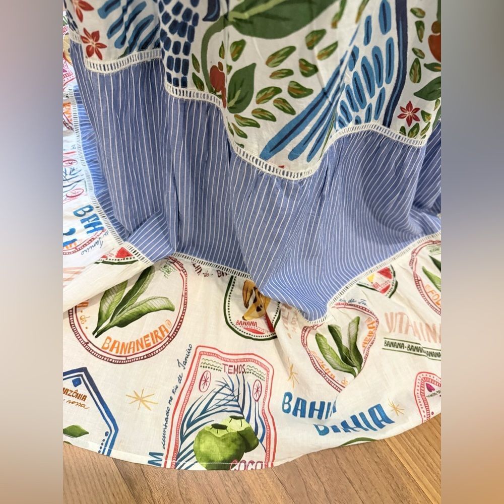 Farm Rio Pineapple maxi dress Size Small - Picture 9 of 16